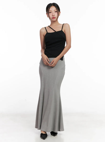 crisscross-strap-sleeveless-tank-cl518 / Black