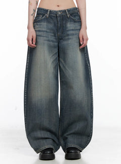 nellie-baggy-jeans-cs526 / Blue