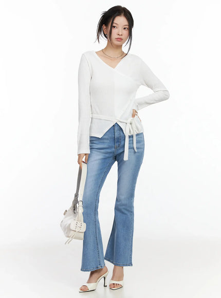 zaza-bootcut-light-washed-jeans-im524 / Blue