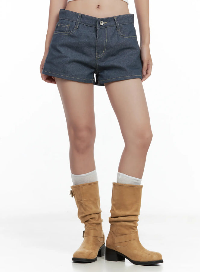 no-fade-essential-denim-shorts-cl509 / Blue