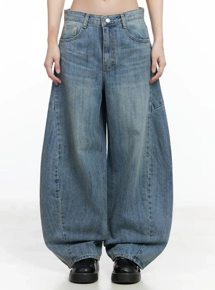 aleah-baggy-jeans-im504 / Blue