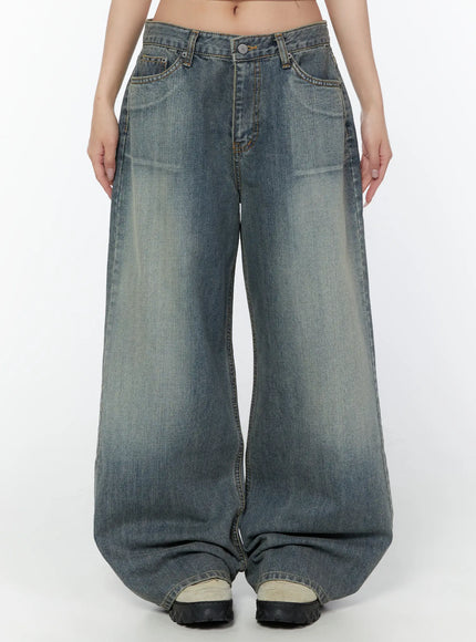 stacy-vintage-wide-leg-jeans-cy518 / Blue