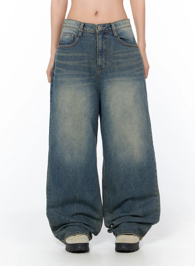 brit-relaxed-fit-wide-leg-jeans-cy512 / Blue