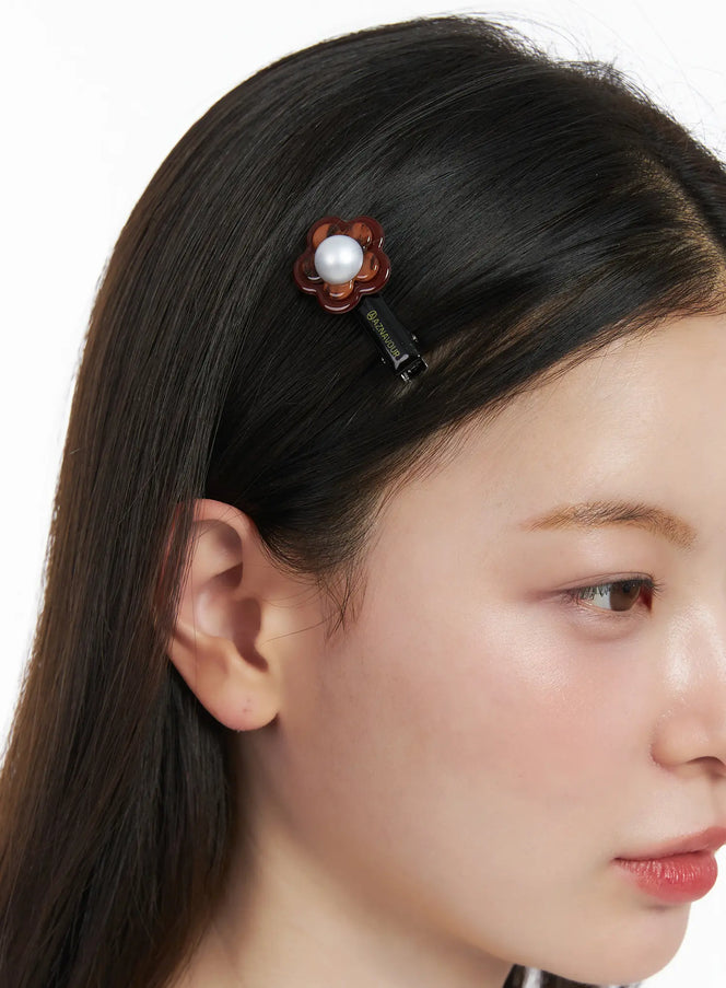 Flower Hair Clip CJ512