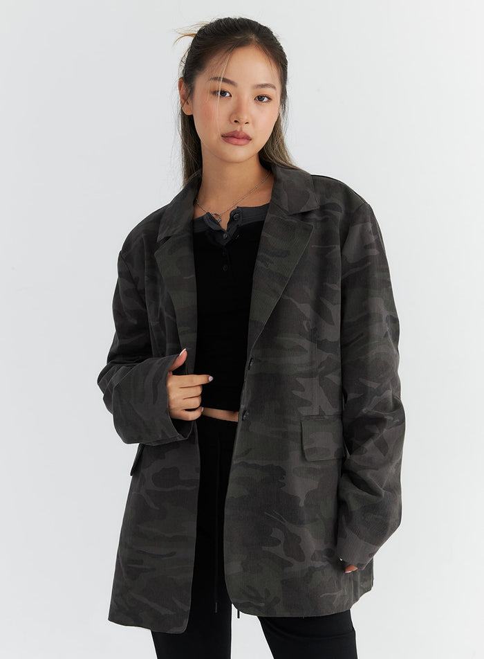 oversized-camo-blazer-jacket-co313 / Camouflage