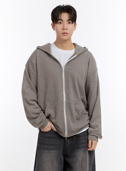 Men's Cozy Zip-Up Hooded Jacket IF528