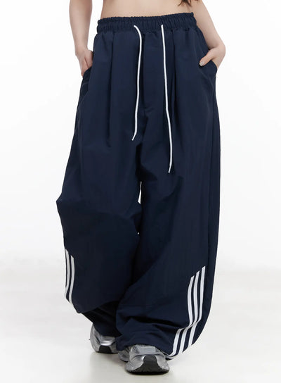 wide-leg-track-pants-cf523 / Dark blue