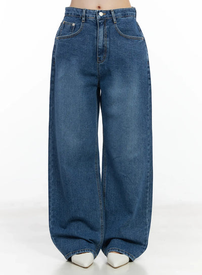 anycia-wide-fit-jeans-if524 / Dark blue