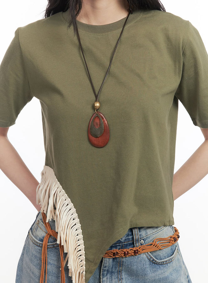 Oval Tree Bohemian Necklace CF513