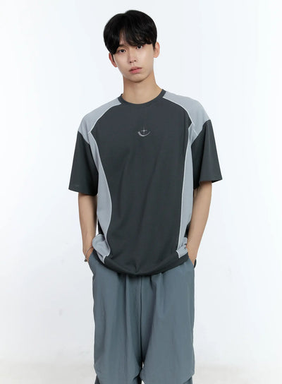 mens-casual-t-shirt-ig501 / Dark gray