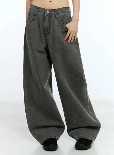 wide-leg-lounge-pants-iu525 / Dark gray