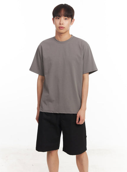 mens-essential-solid-t-shirt-ia518 / Dark gray