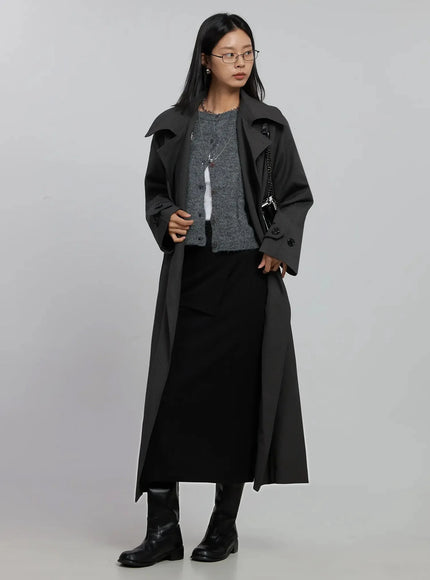 oversized-trench-coat-id516 / Dark gray