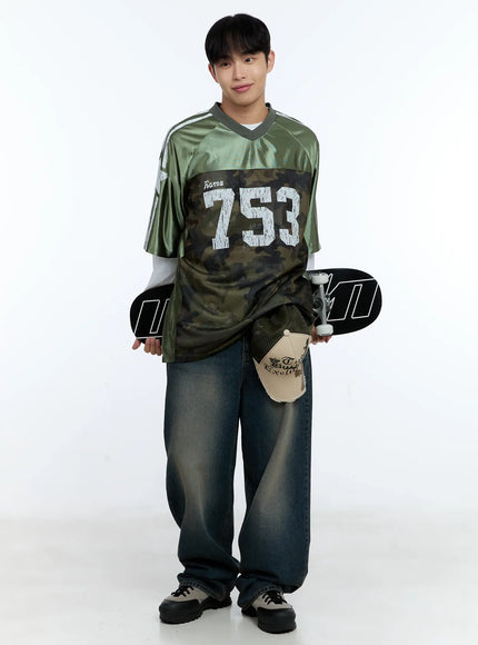 mens-camo-short-sleeve-tee-ig519 / Dark green