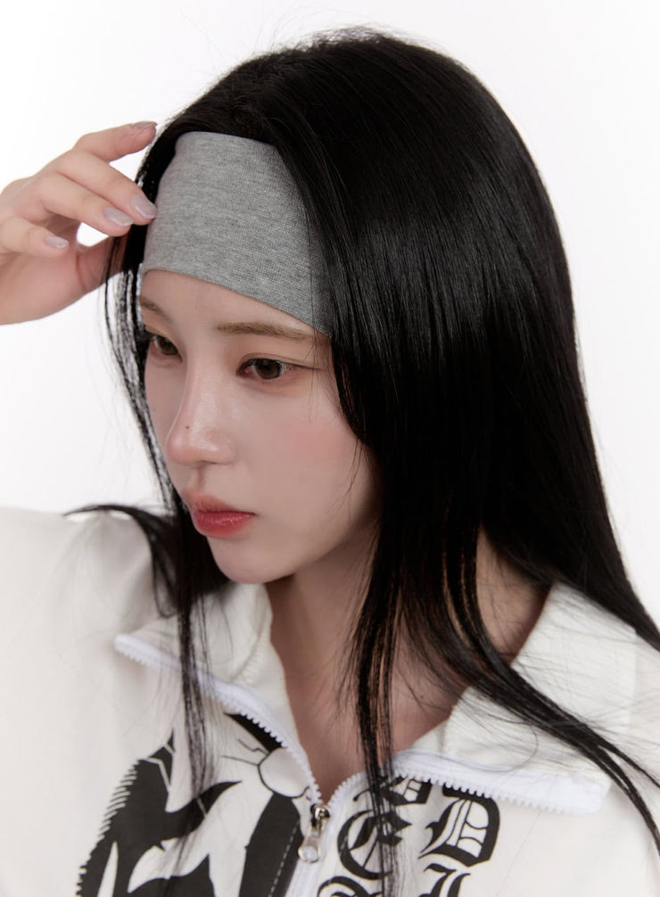 cozy-spandex-headband-cj531 / Gray