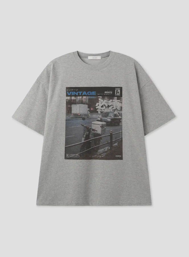 vintage-scenic-street-graphic-t-shirt-il516 / Gray