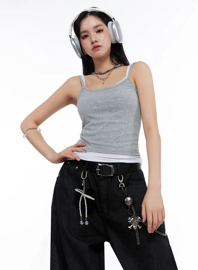 Layered Tank Top IS525