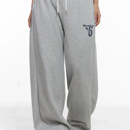 string-waist-band-sweatpants-ig527 / Gray