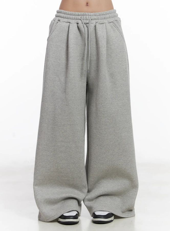 wide-leg-sweatpants-cn528 / Gray