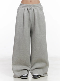 wide-leg-sweatpants-cn528 / Gray
