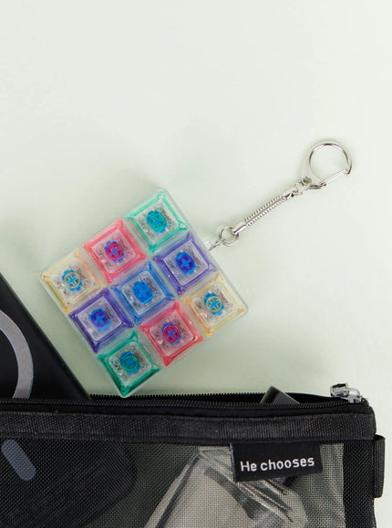 rainbow-cube-keycap-keychain-ia524 / Green
