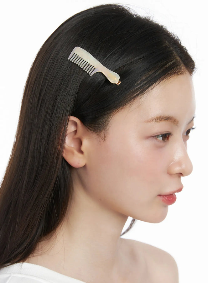 hair-comb-clip-cj512 / Light beige