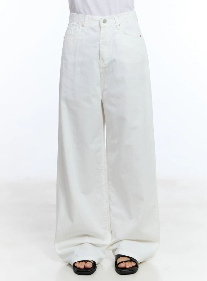 comfy-wide-fit-pants-cu513 / White