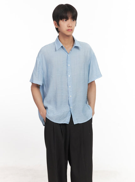 Men's Relaxed-Fit Collared Shirt IA510