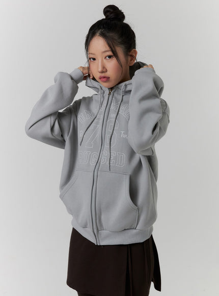 oversized-graphic-hoodie-sweatshirt-cd319 / Light gray
