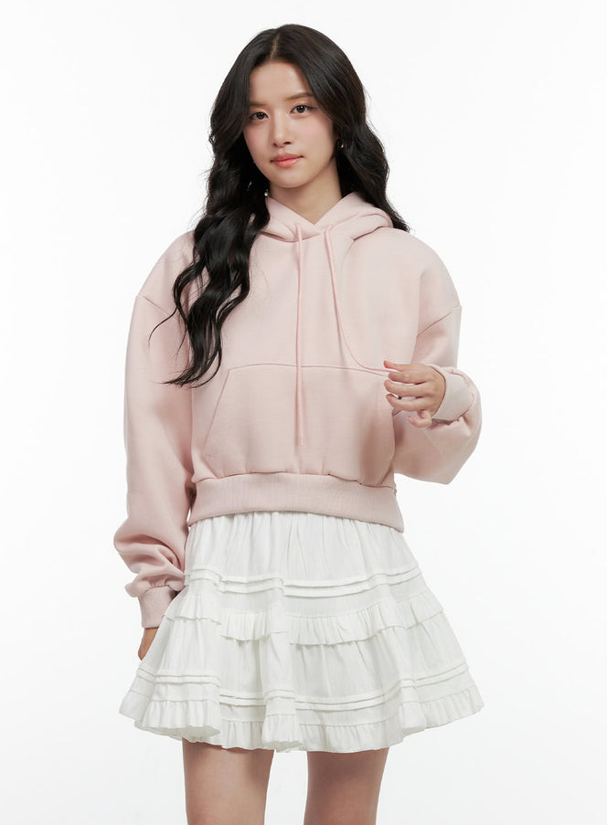 soft-comfy-cropped-hoodie-on404 / Pink