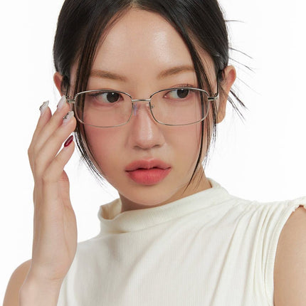 square-glasses-cy423 / Silver