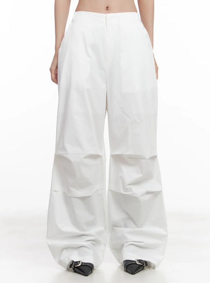 pintuck-wide-leg-pants-cu517 / White