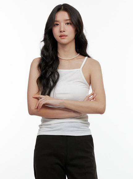 solid-essentials-cami-on404 / White