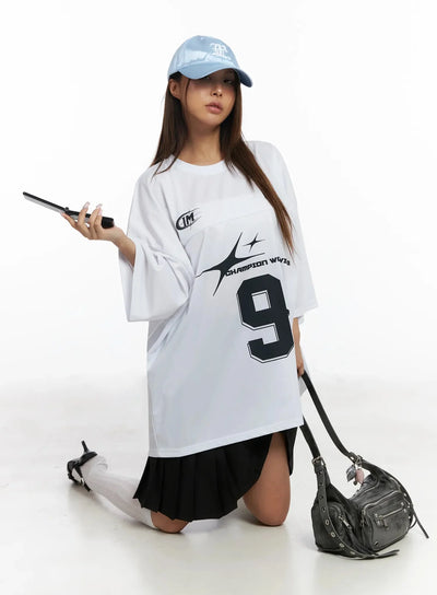 Oversized Jersey Tee IY504