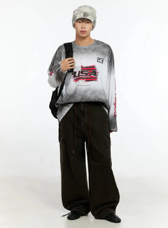 mens-vintage-graphic-gradient-long-sleeve-tee-in525 / White