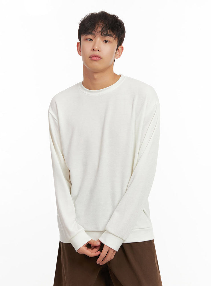 mens-basic-long-sleeve-tee-id427 / White