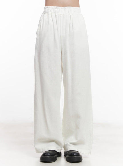 essential-cotton-wide-fit-pants-cy523 / White