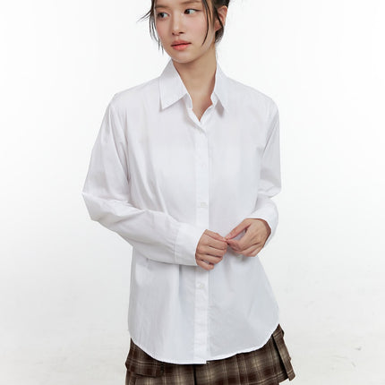 oversized-collared-shirt-on404 / White