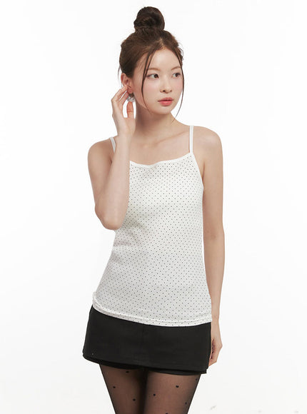 Classic Polka-Dot Tank Top IJ530