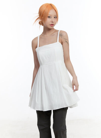 rosy-flare-mini-dress-cy530 / White