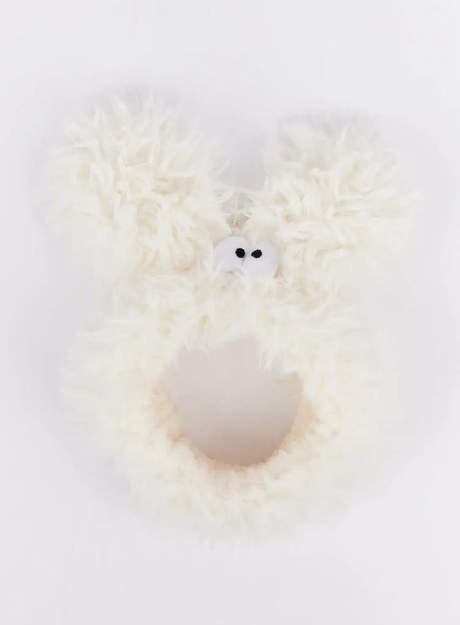 fluffy-bunny-headband-im527 / White