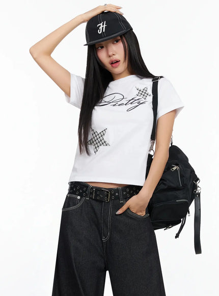 star-graphic-t-shirt-ca513 / White