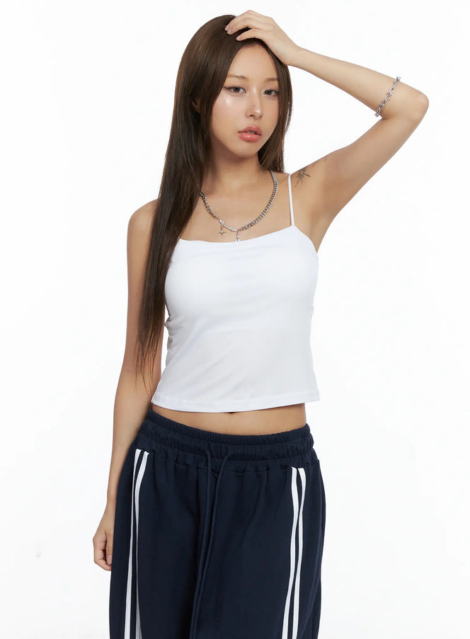 cropped-basic-tank-top-cs505 / White