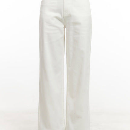 cozy-wide-fit-trousers-on422 / White