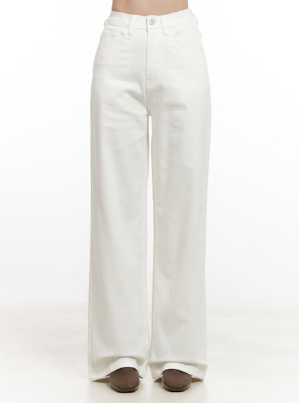 cozy-wide-fit-trousers-on422 / White