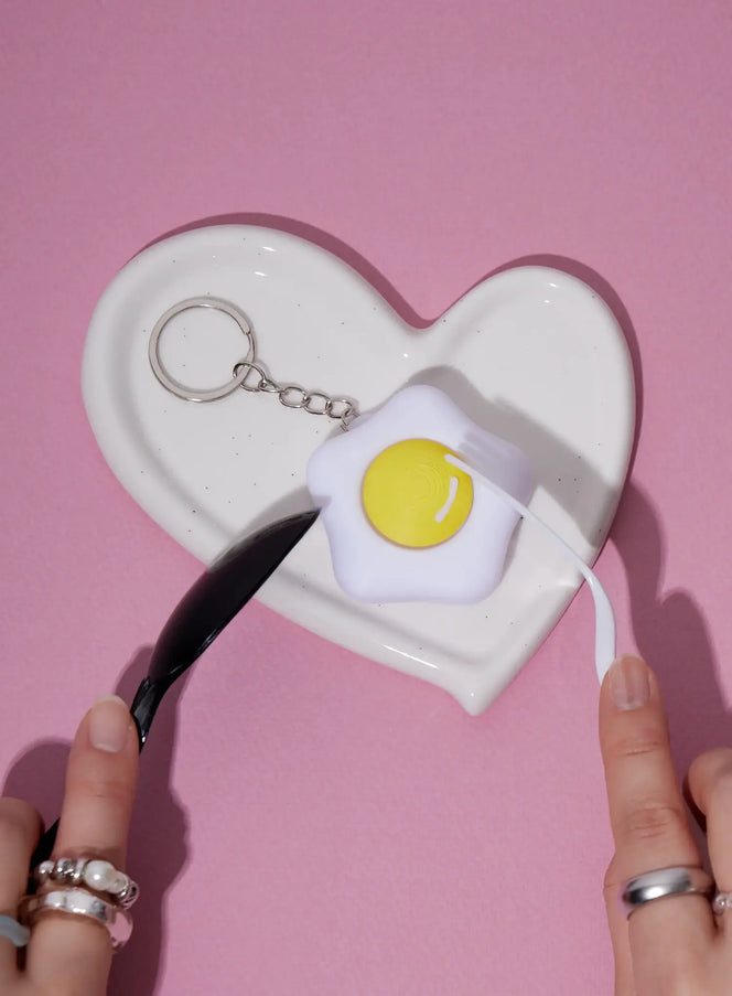 fried-egg-keycap-keychain-ia524 / Yellow