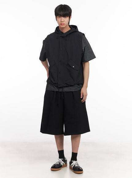 Men's Comfy Wide-Fit Sweatshorts IA511