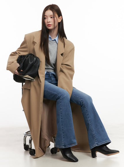 Classic Oversized Trench Coat CM511