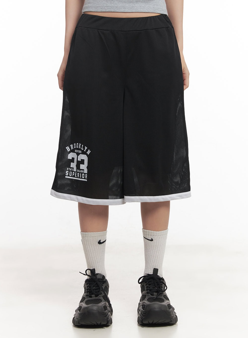 active-graphic-sweatshorts-ca525 / Black