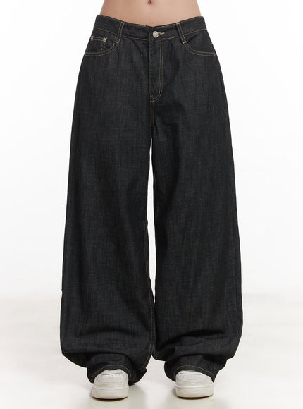 fenna-baggy-jeans-ca529 / Black